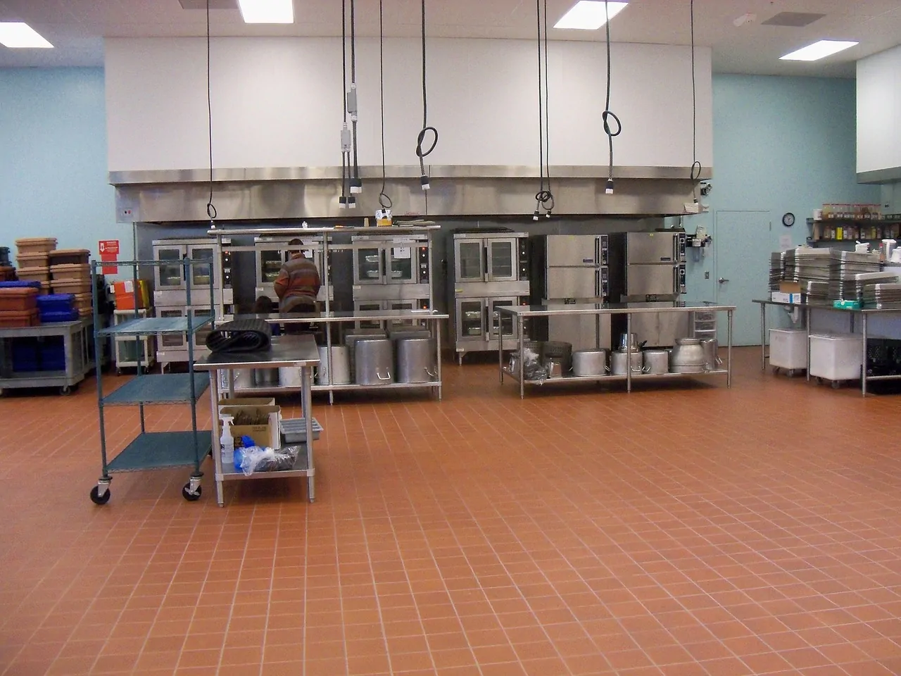 Commercial ice cream machine on the shop floor